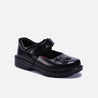 girls black school shoes