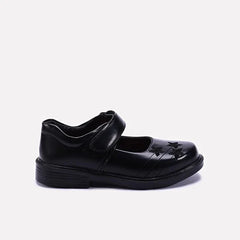 Girls Black School Shoes 0710497