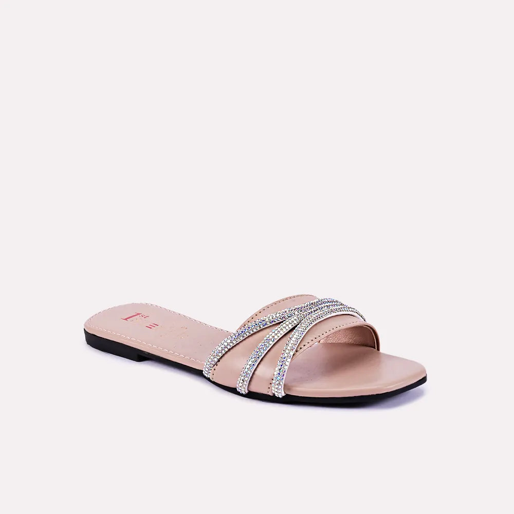 giselle peach fancy slippers