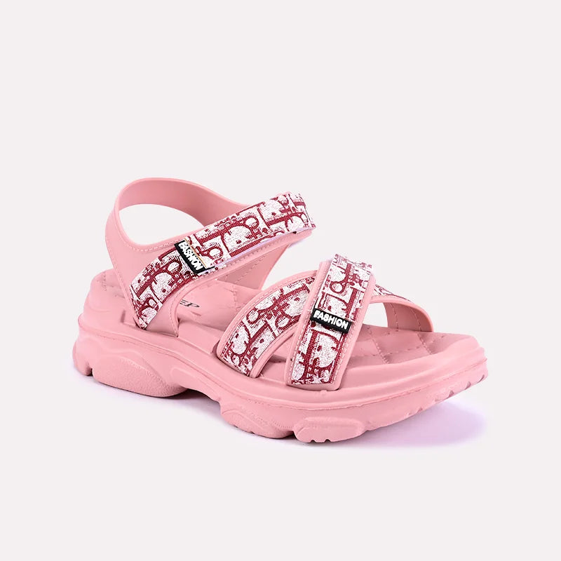 gita pink chunky sandals