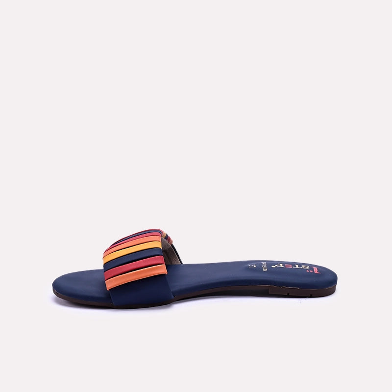 Gleam Blue Casual Flats 0411500