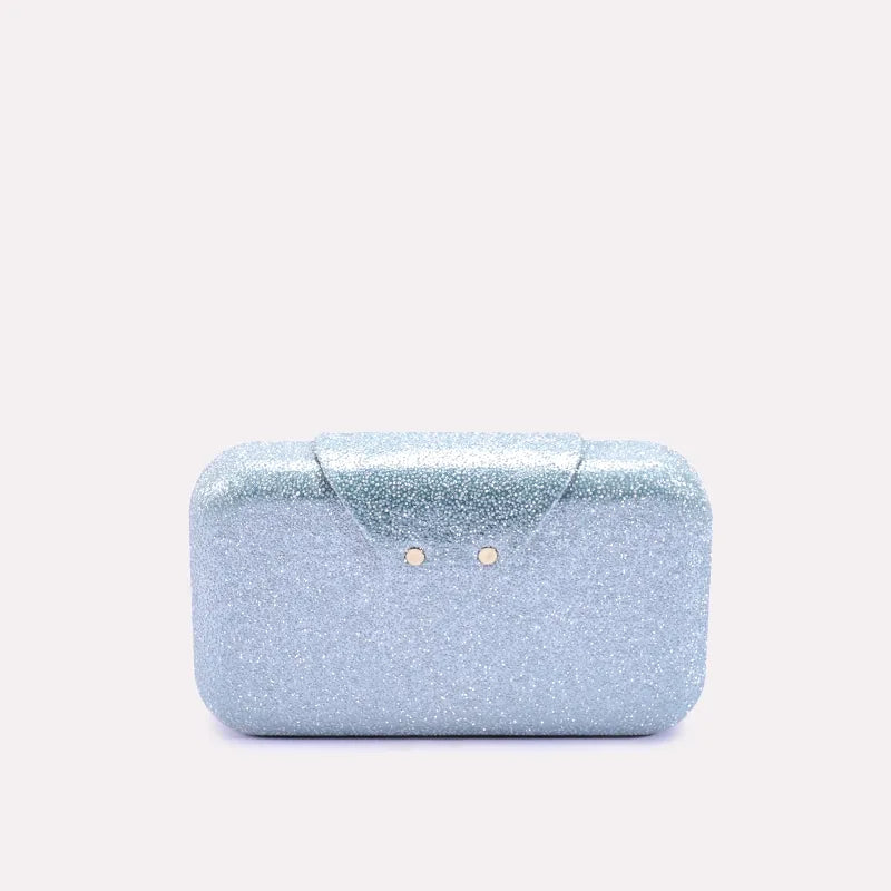 blue glimmer grace casual clutch