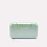 green glimmer grace casual clutch