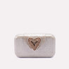 glimmer grace light gold casual clutch