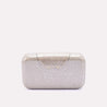 light gold glimmer grace casual clutch