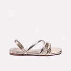 Womens Gold Casual Sandals