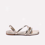 Womens Gold Casual Sandals