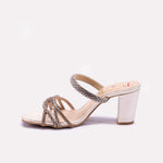 Gold Fancy Heel Slippers 0413157