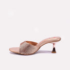 Peach Fancy Heel Slippers 0413232