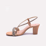 Gold Fancy Sandals for Women