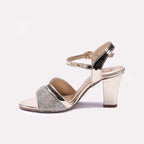 Gold Fancy Sandals for Women