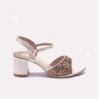 Gold Fancy Sandals 0421457