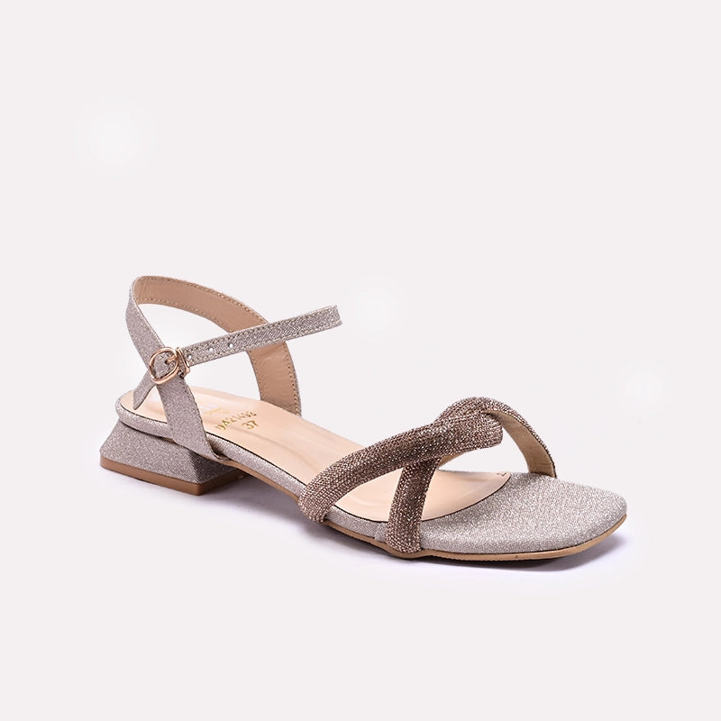 Gold Fancy Sandals
