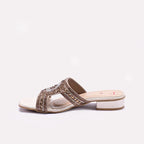 Gold Fancy Slippers for Women