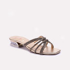 Gold Fancy Slippers