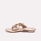Gold Fancy Slippers