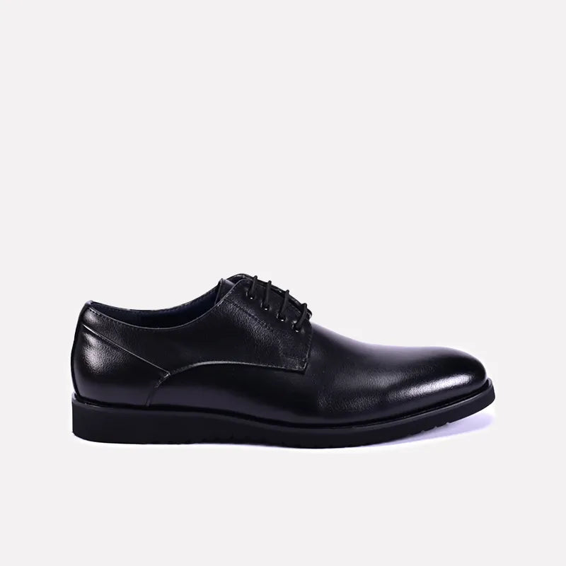 gotham men black oxford shoes