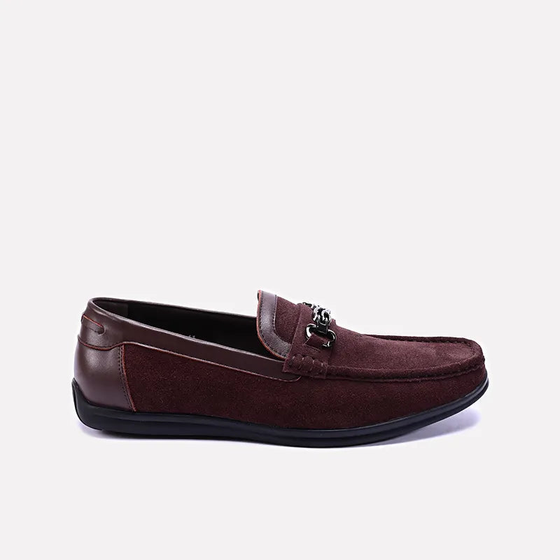 Grand Brown Horsebit Loafers 0130921