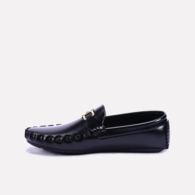 grantham decorated loafers black for men