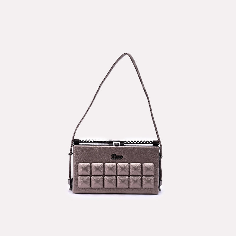 Gray Casual Hand Bags