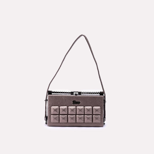 Gray Casual Hand Bags