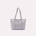 Gray Casual Shoulder Bag