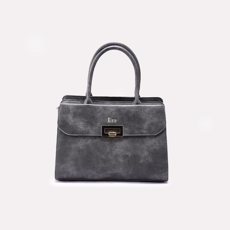 Gray Casual Shoulder Bags
