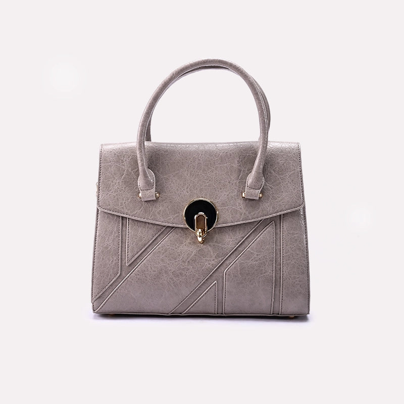 Gray Casual Shoulder Bags