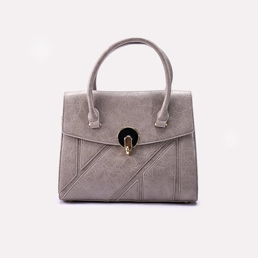 Gray Casual Shoulder Bags