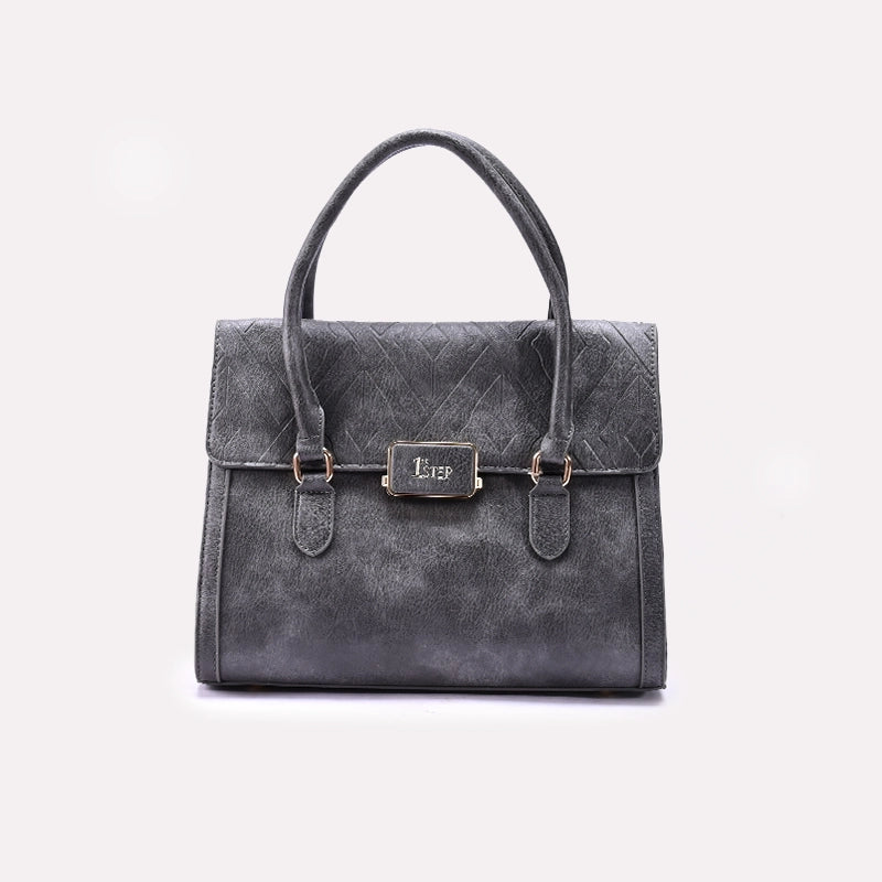 Gray Casual Shoulder Bags