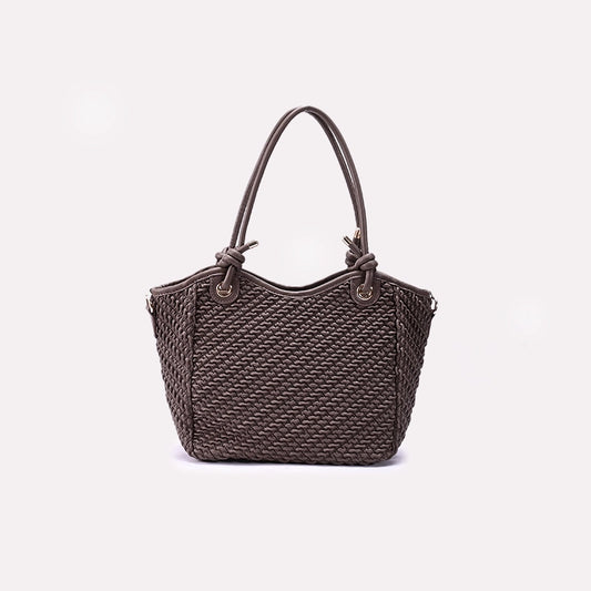 Womens Gray Casual Shoulder Bag