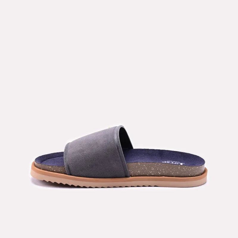 Gray Casual Slippers for Men
