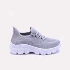 Gray Chunky Slip On Sneakers 0440847