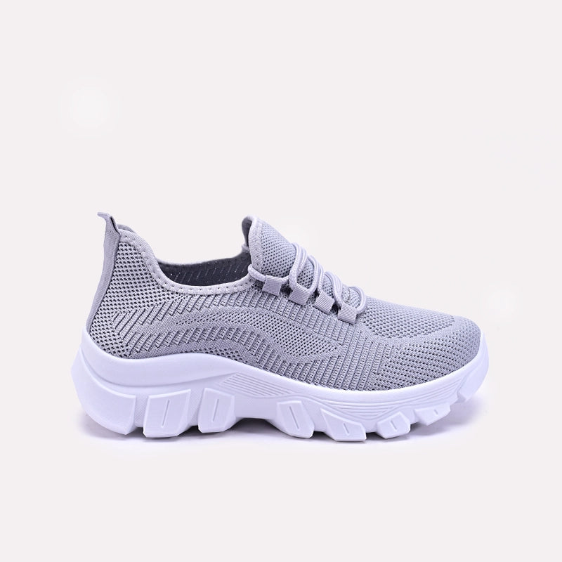 Gray Chunky Slip On Sneakers 0440847