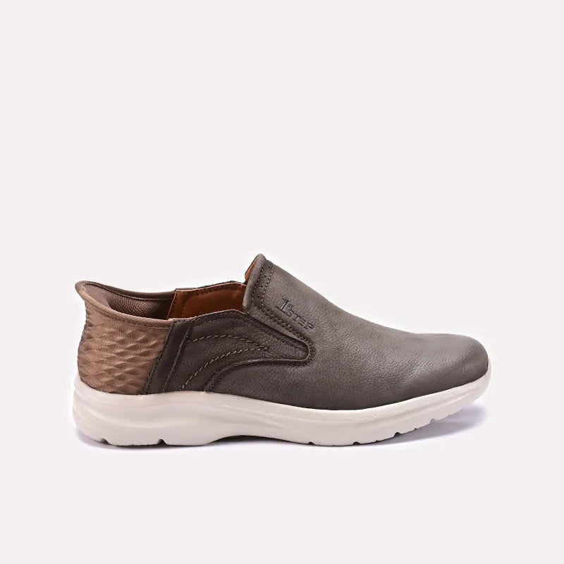 Mens Gray Comfy Casual Shoes