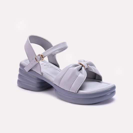 Gray Platform Sandals