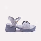Womens Gray Platform Sandals