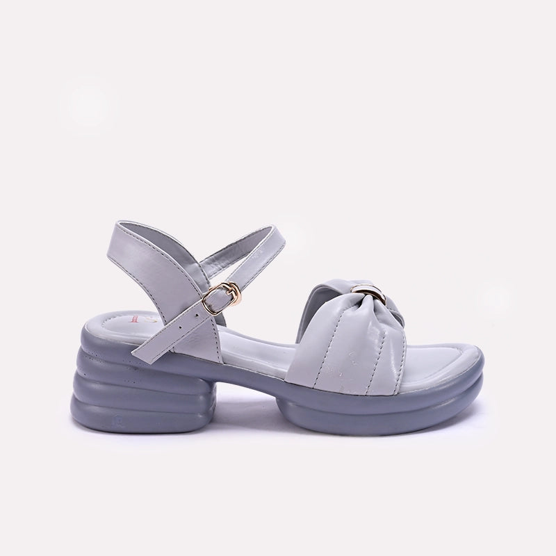 Womens Gray Platform Sandals