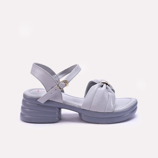 Womens Gray Platform Sandals