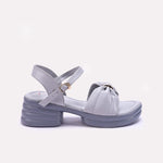 Womens Gray Platform Sandals