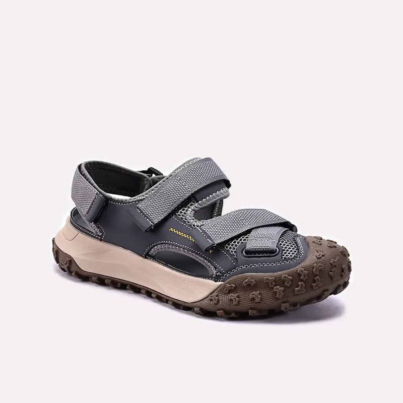 Gray Roman Sandals