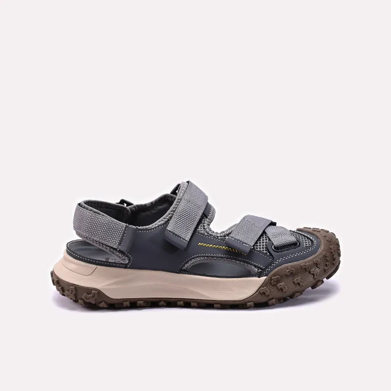 Mens Gray Roman Sandals