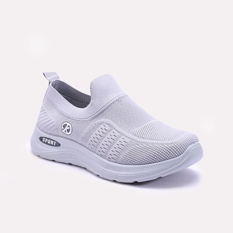 Gray Slip On Sneakers Women