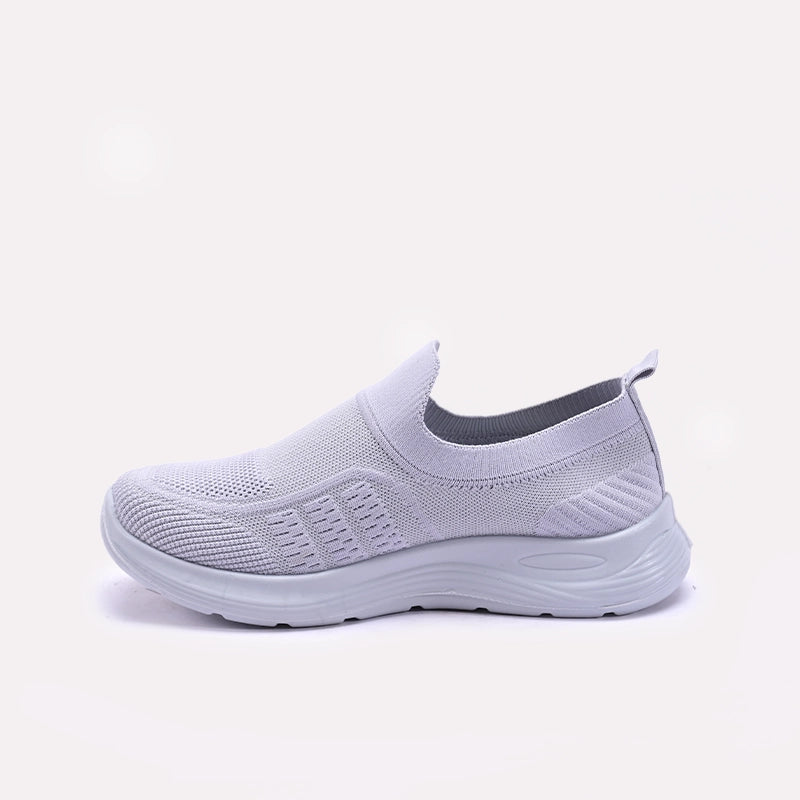 Gray Slip On Sneakers