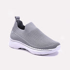 Gray Soft Slip On Sneakers 0440852