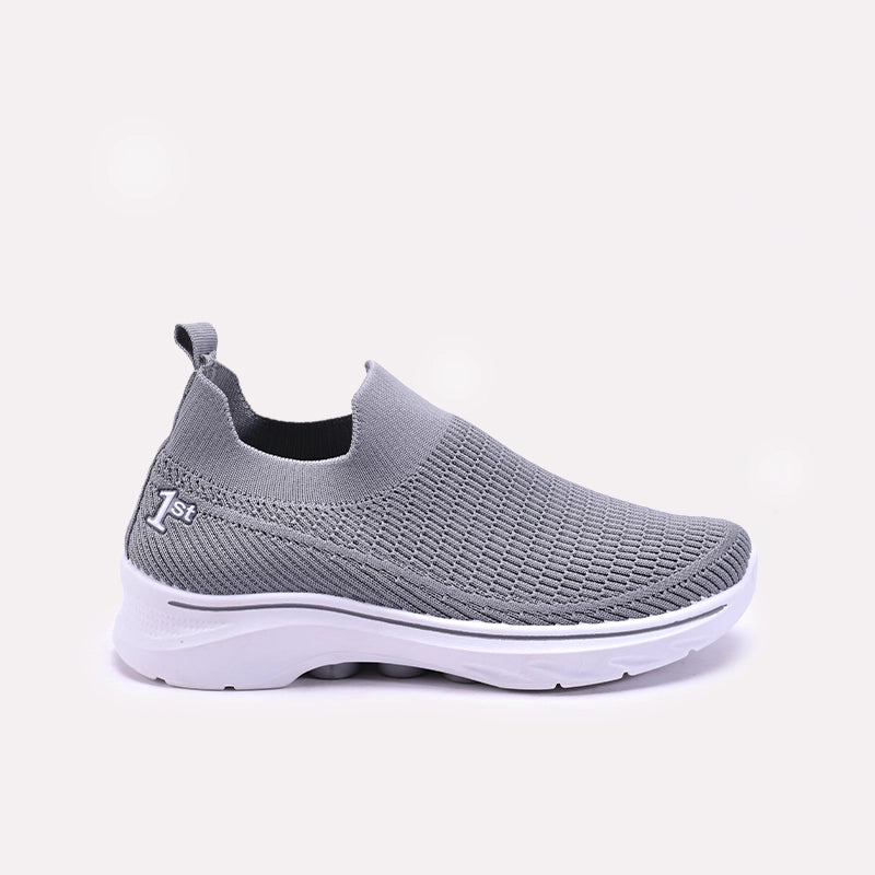 Gray Soft Slip On Sneakers 0440852