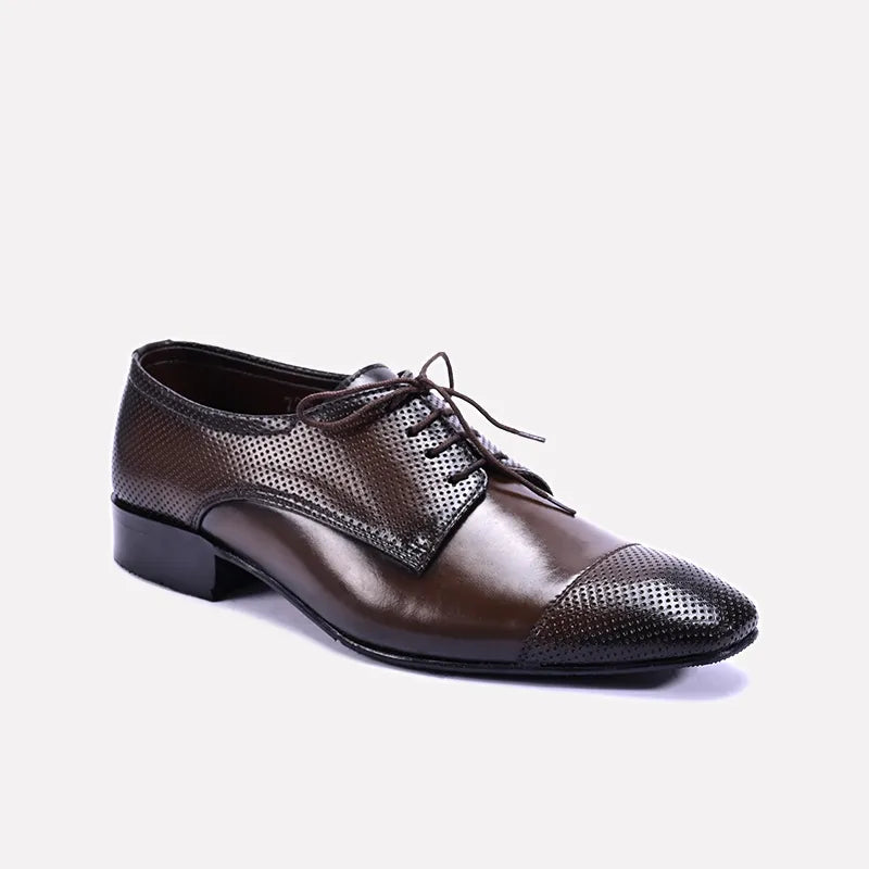 grayson brown derby dress shoes