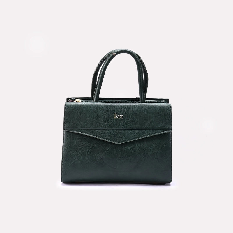 Green Casual Shoulder Bag