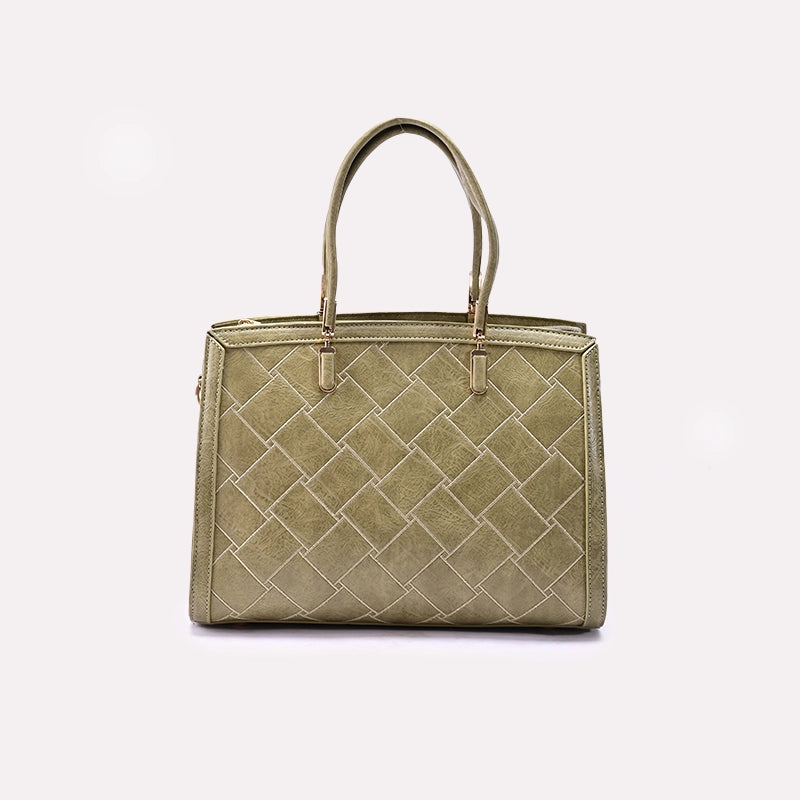 Green Casual Shoulder Bag