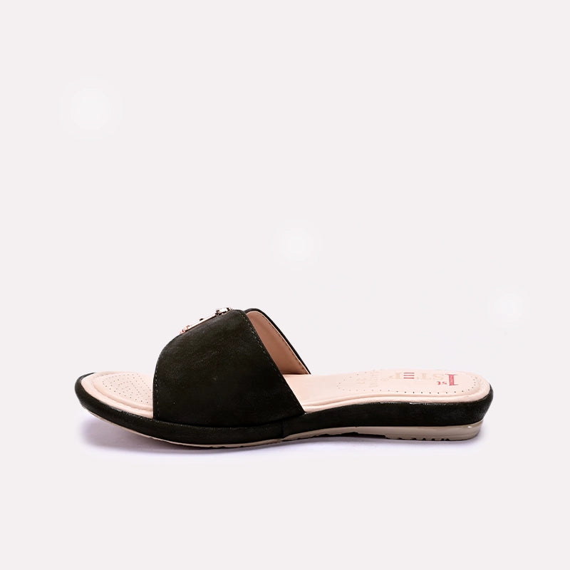 Green Casual Slippers for Women